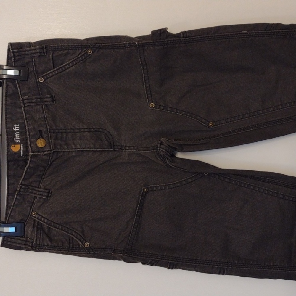 NEW Carhartt Heavy Cotton Double Knee Carpenter Cargo Pants size 2 Short